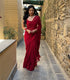 Unstitched Cardinal Flower Georgette Saree