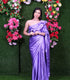 Lilac One Minute Satin Saree