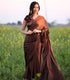 Cappuccino One Minute Satin Saree
