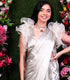 Mother of Pearl Satin Frill Stitched Blouse