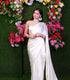 Unstitched Vanilla Satin Saree