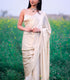 Champagne One Minute Satin Saree