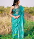 Unstitched Emerald Filmfare Sequence Saree