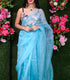 FaceBook Organza One Minute Saree