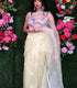 Lemon Organza One Minute Saree