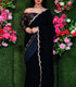 Padmavat Royal Blue Velvet Saree