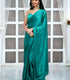 Rama green saree