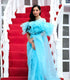 Ice Blue Organza One Minute Saree
