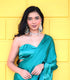 Rama green Satin Stitched Blouse