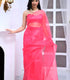 Unstitched Barbie Organza Saree