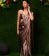 Unstitched Starbucks Coffee Saree