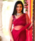 Valentine Red Satin Stitched Blouse