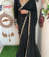 Customised Pure Crepe Saree Scallop