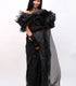 Crystal Black Organza One Minute Saree