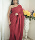 Anne Red Pleated Saree