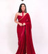 Red Velvet One Minute Saree