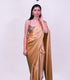 Golden One Minute Satin Saree